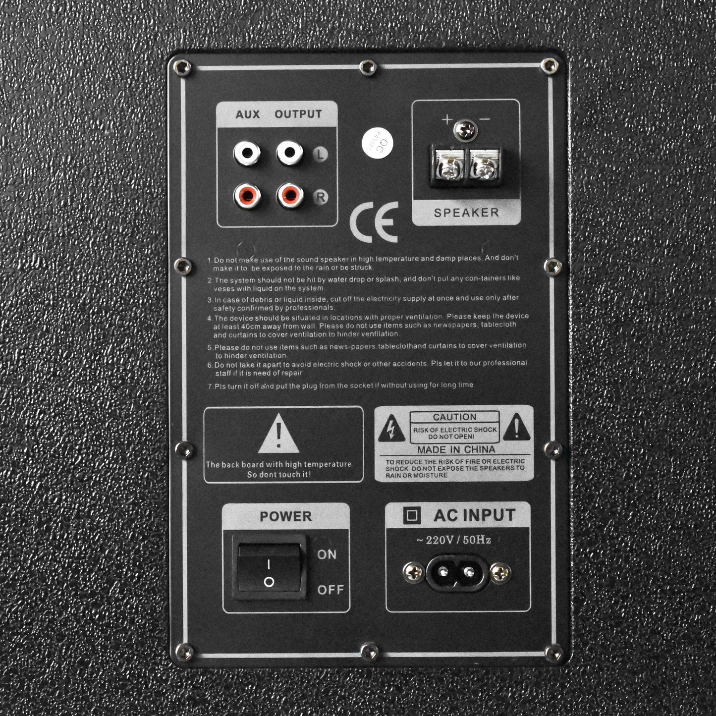 Set Boxe Active Profesionale ,JRH 2022DS , Putere 1600 W , 5 Band Graphic Equalizer, Microfoane Wireless, Conectivitate Bluetooth 2 microphone fara fir si telecomanda