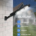Azi la oferta ! Set 3 x Lampa Solara stradala 90 LED-uri, 3 moduri de functionare, cu telecomanda
