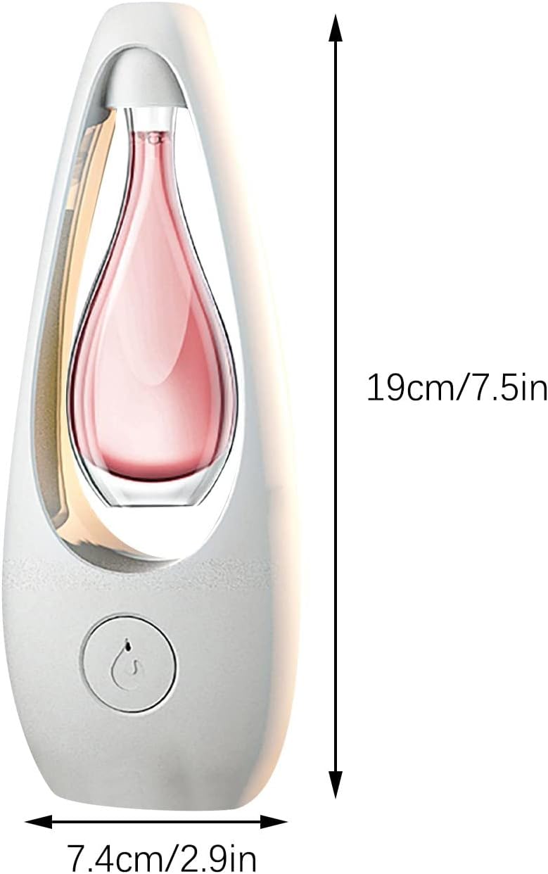 Difuzoare de uleiuri esențiale, Difuzoare îmbunătățite 4 în 1 pentru aromoterapie Umidificator de ulei parfumat Vaporizator, cu temporizator, pentru camera biroului de acasă (C)