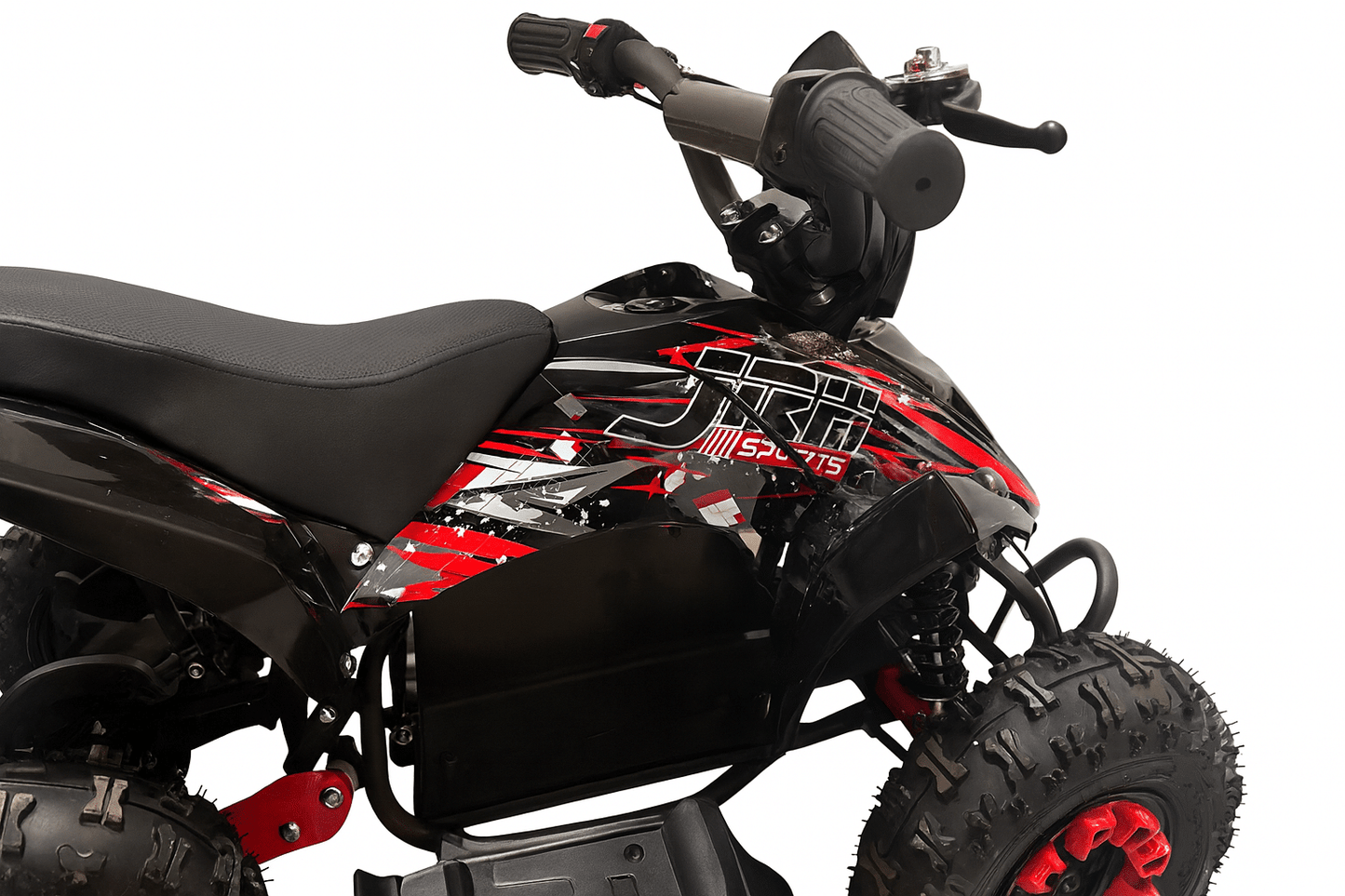 Atv electric 800W, viteza limitata de 25 km/h, Automată, rosu
