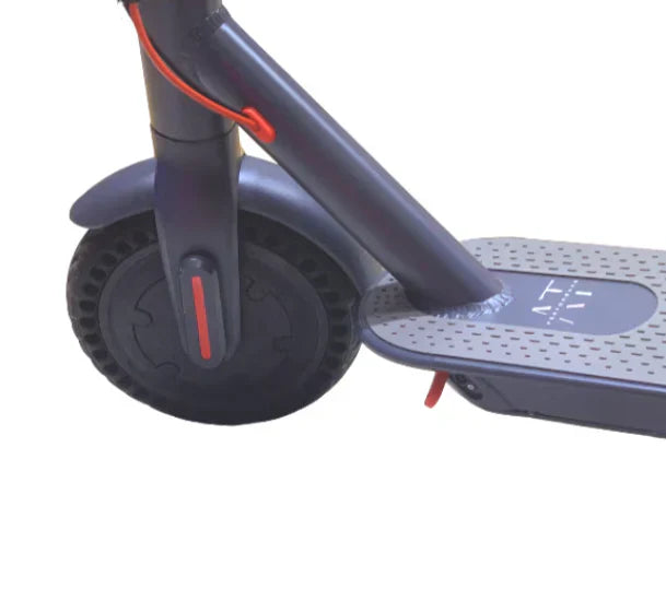 Trotineta electrica AT PERFORMANCE, Putere Motor 250W, Display LCD, Aplicatie, Autonomie 18-24 km, Viteza maxima 25-30 km/h, Negru cu Gri