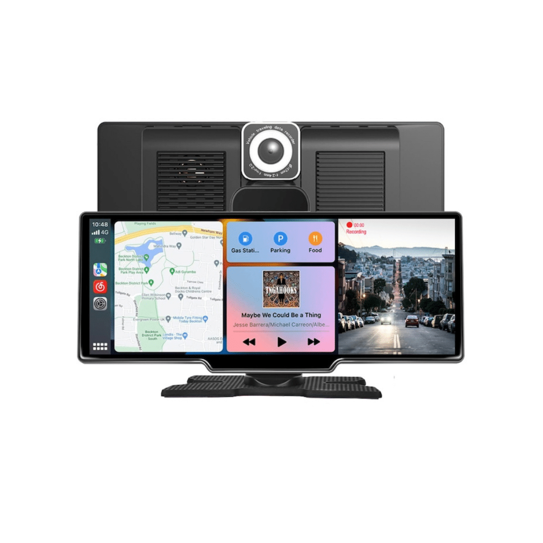 Navigație Auto Universală 10.26″ Touchscreen, Wireless CarPlay/Android Auto, Cameră 4K