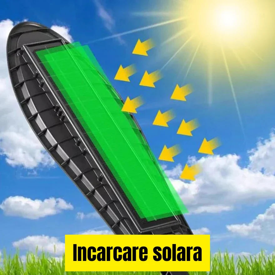 Lampa Stradala, Incarcare Solara 1200 W