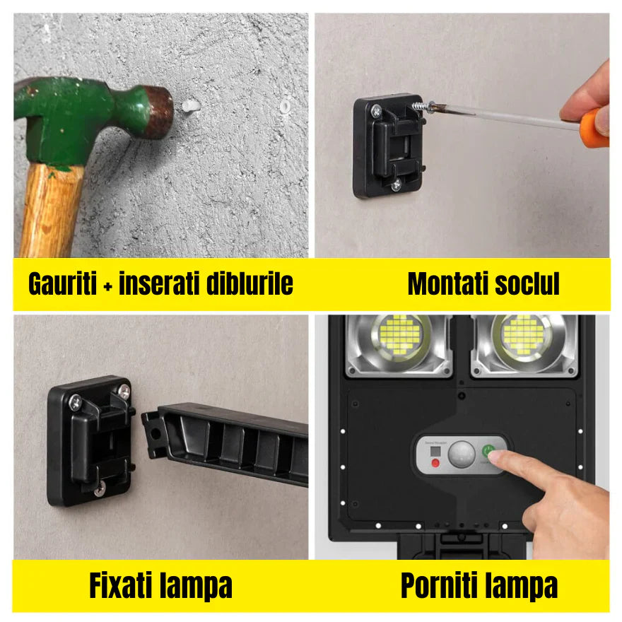 Lampa Stradala, Incarcare Solara 1200 W