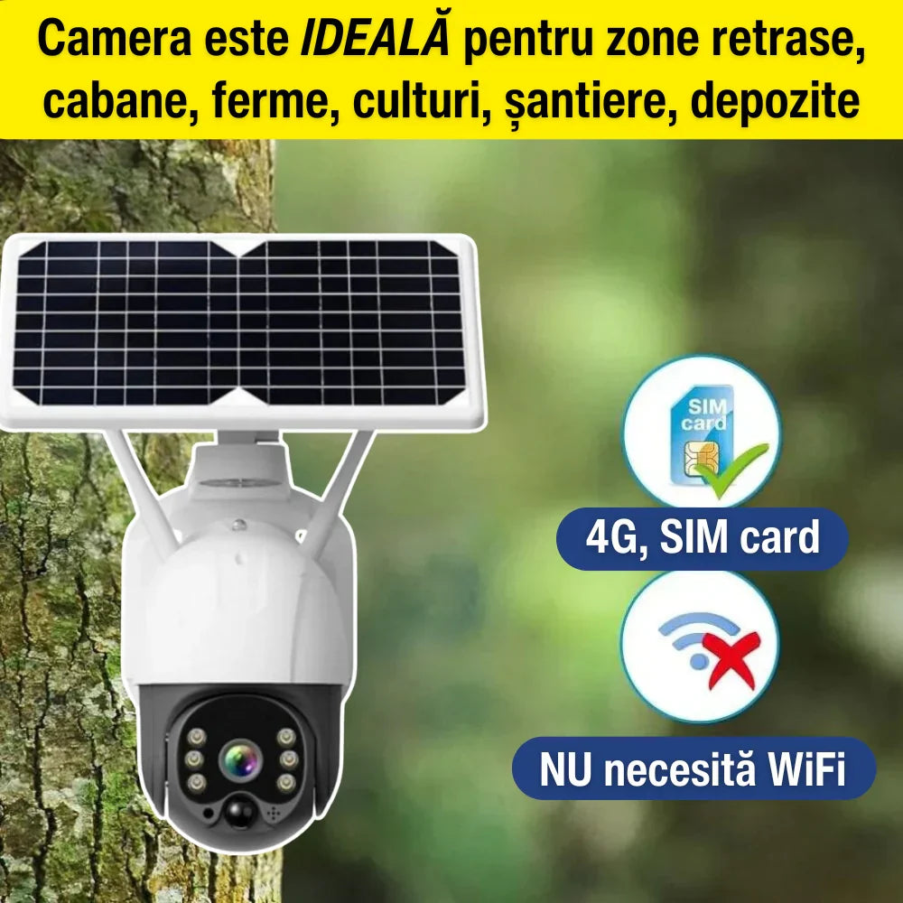Camera Supraveghere LENSO 4G + CARD 64GB
