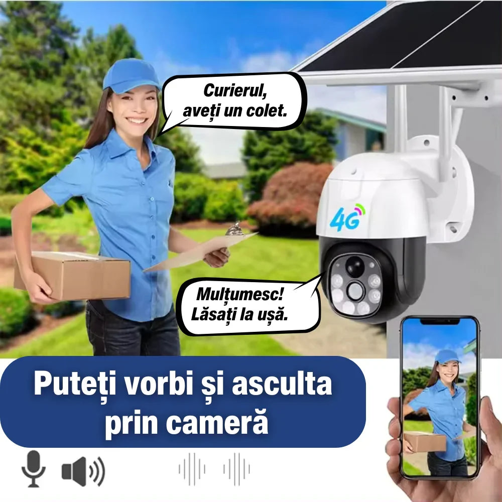Camera Supraveghere LENSO 4G + CARD 64GB