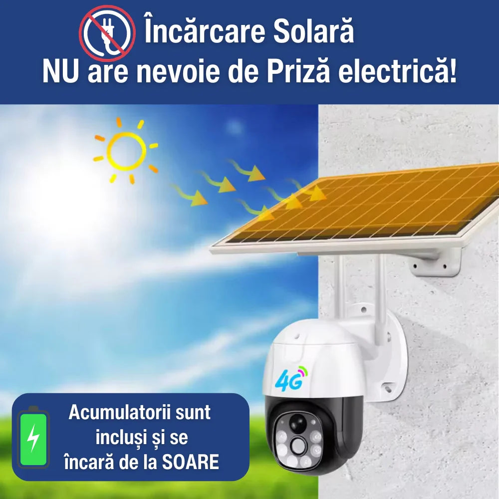 Camera LENSO Solara Cartela SIM 5 MP + CARD 64 GB