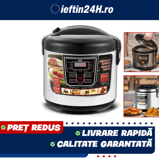 Oală Multifuncțională 6L, 900W, 12 Programe Predefinite, Control Digital