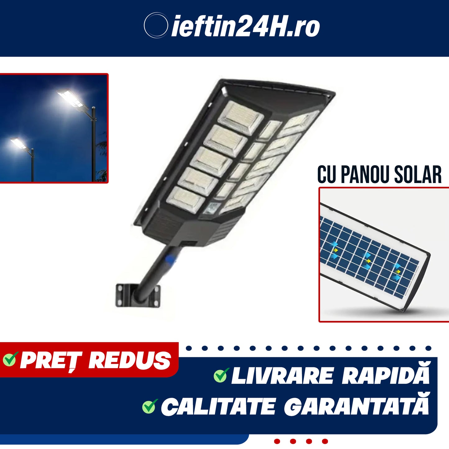 LAMPA SOLARA STRADA PRO-LED xxl