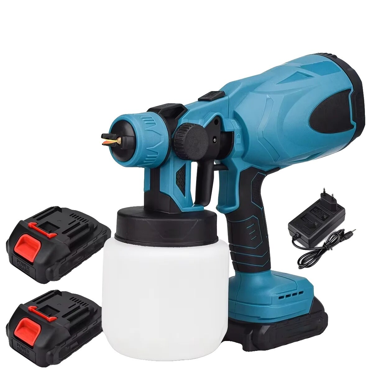 Pistol de Vopsit cu 2 Acumulatori de 48