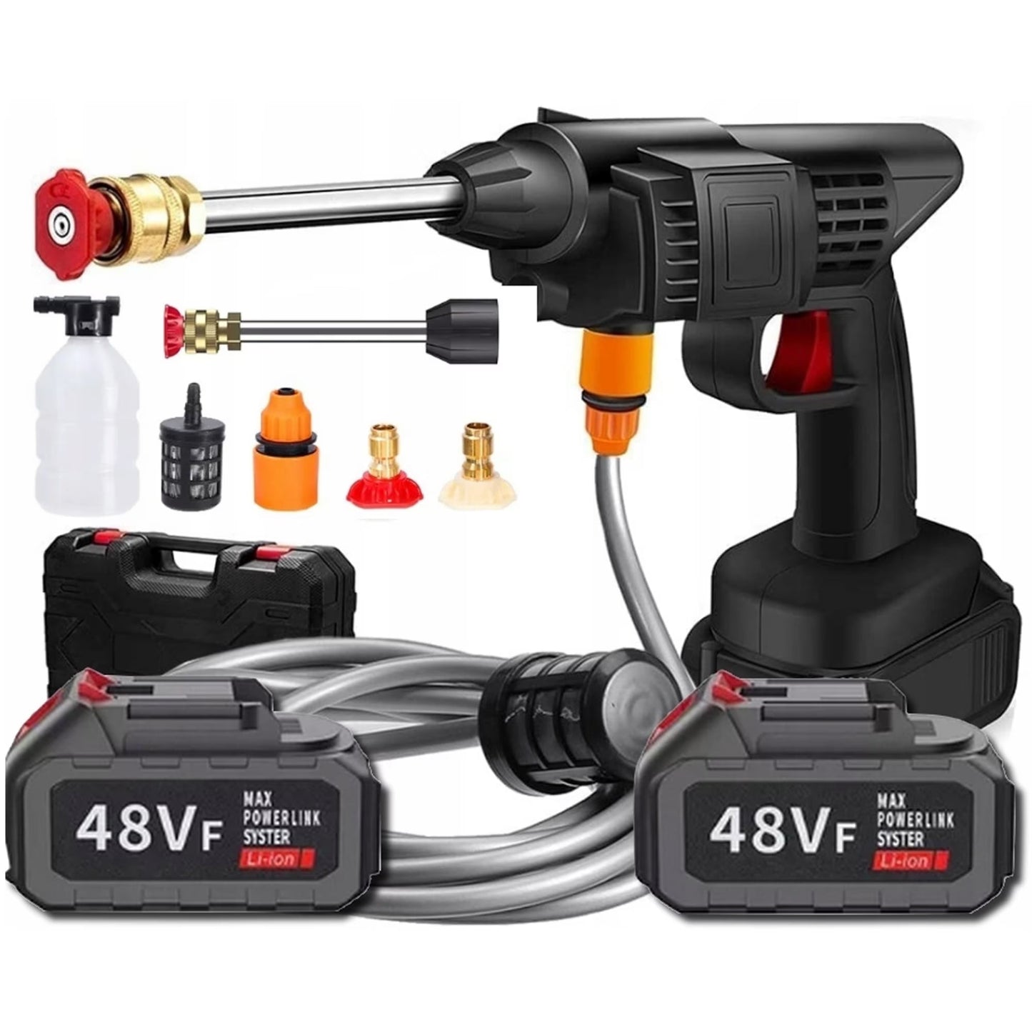 Aparat de Spalat cu 2 Acumulatori 48v-60 Bar/ 800w