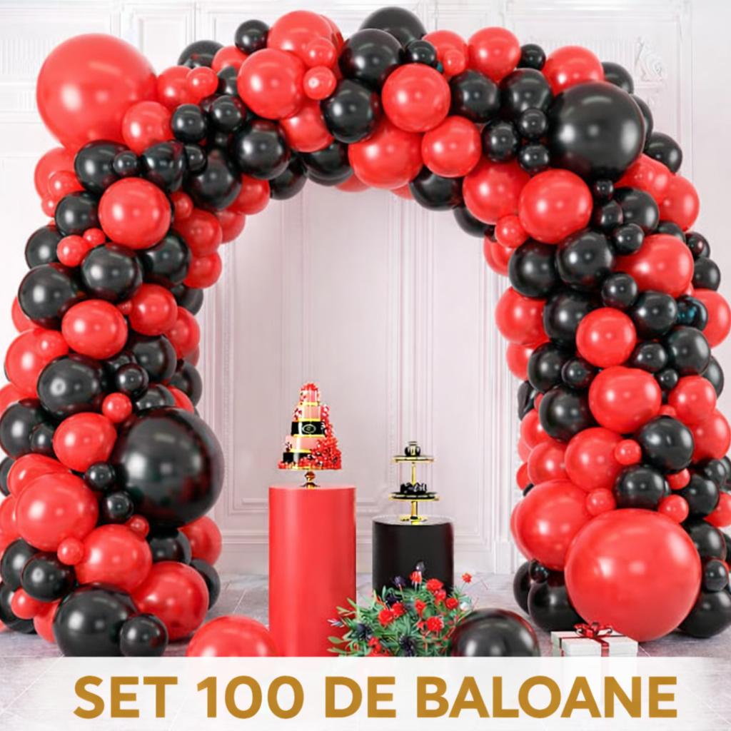 SET 100 BALOANE DIN FOLIE ROTUNDE