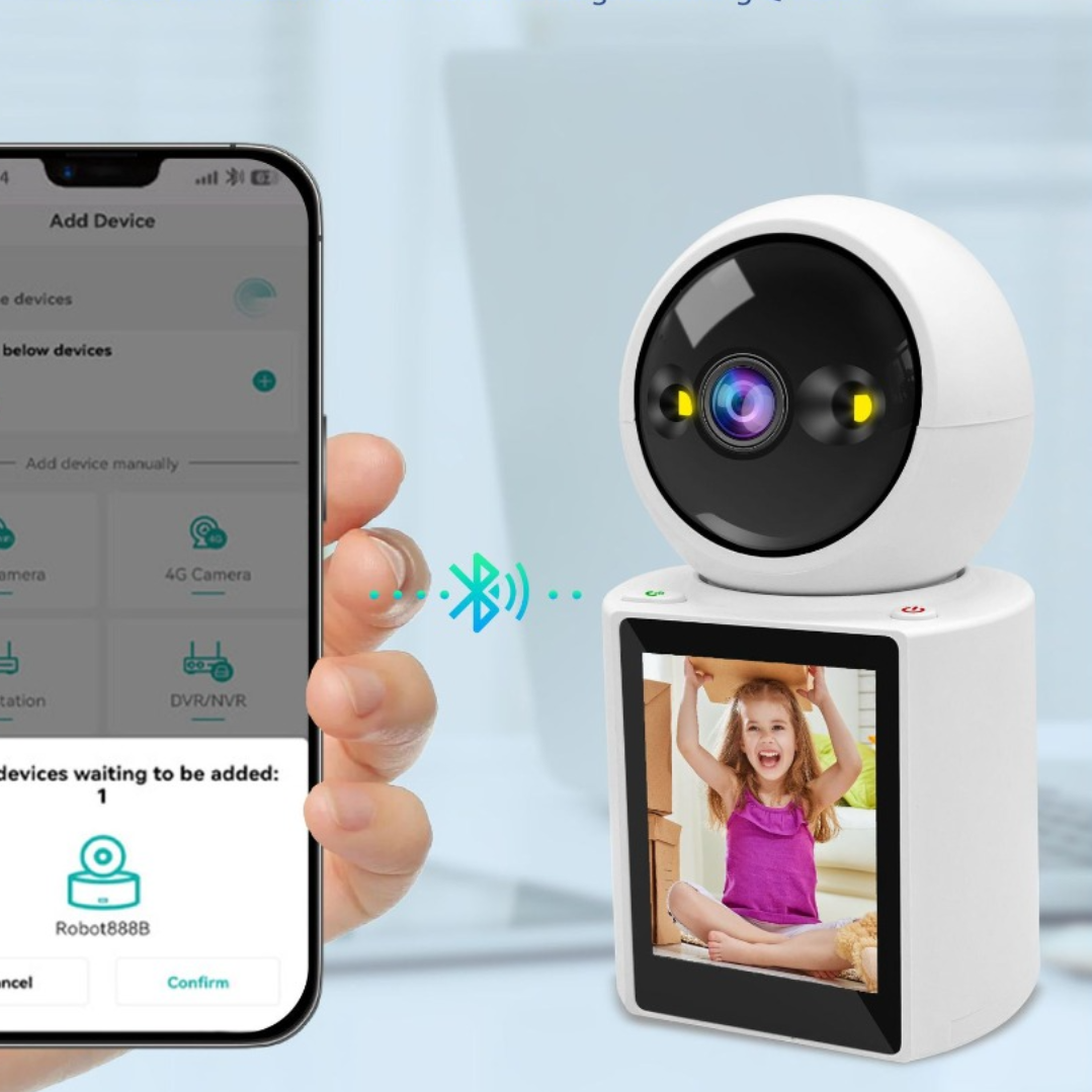Camera Supraveghere WiFi 1080P Full HD cu Vedere Nocturna si Detectare Miscare - Monitorizare Audio/Video