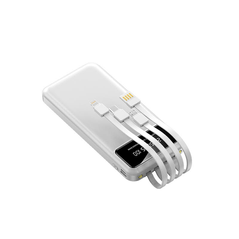Baterie externa JRH pro Universal 10000mAh cu 4 cabluri