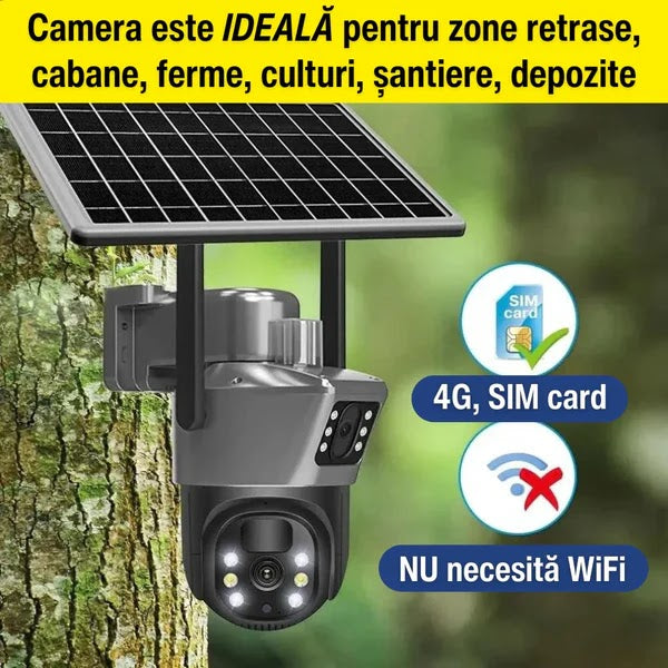 CAMERA LENSO DUBLA CU CARD