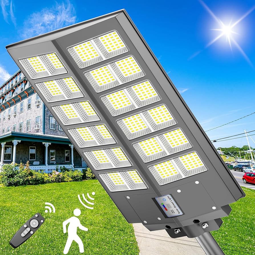 Lampa Solară 800W Stradală  cu Telecomanda