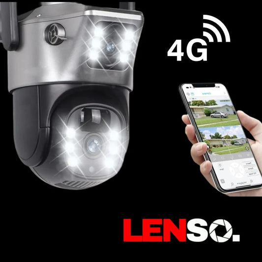 CAMERA LENSO DUBLA 4G+CARD 64GB