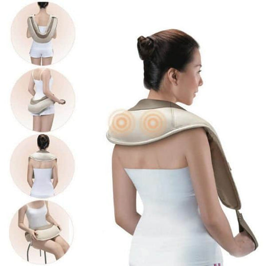 Aparat de Massage Centura pentru Masaj Cervical , cu Telecomanda si 40 de Functii de Masaj