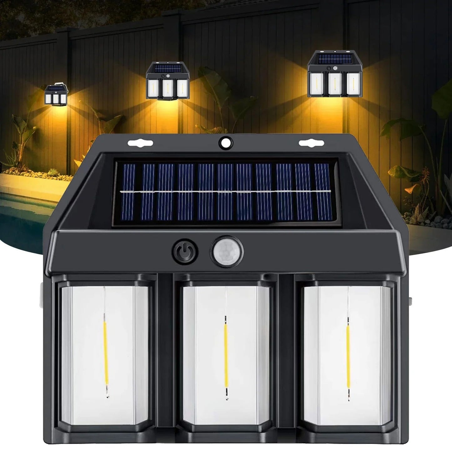 FELINAR SOLAR CU 3 LED-URI