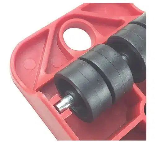 Set pentru transportat mobila, cu elevator, greutate maxima 150kg, rosu/negru