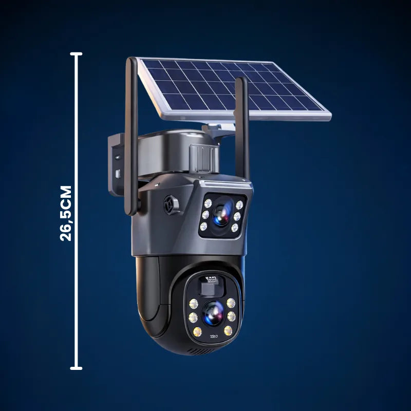 Camera Solara LENSO 4G Dubla + CARD CADOU