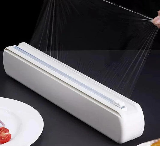 Dispenser Folie Alimentara Stretch cu Ventuze si Lama Taiere - 30cm Max