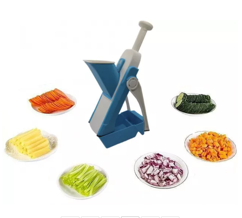 Feliator Manual Multifunctional Pliabil pentru Fructe si Legume - 6 in 1