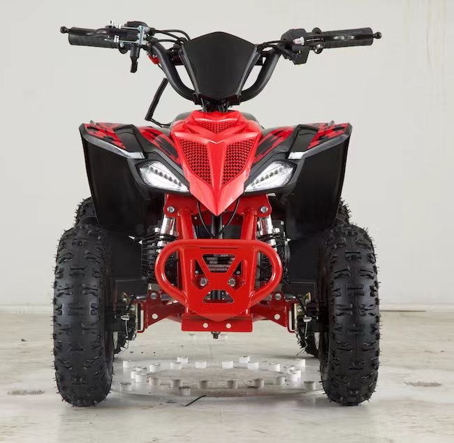 Atv 49cc rosu jrh 2 timpi benzina porniere electrica