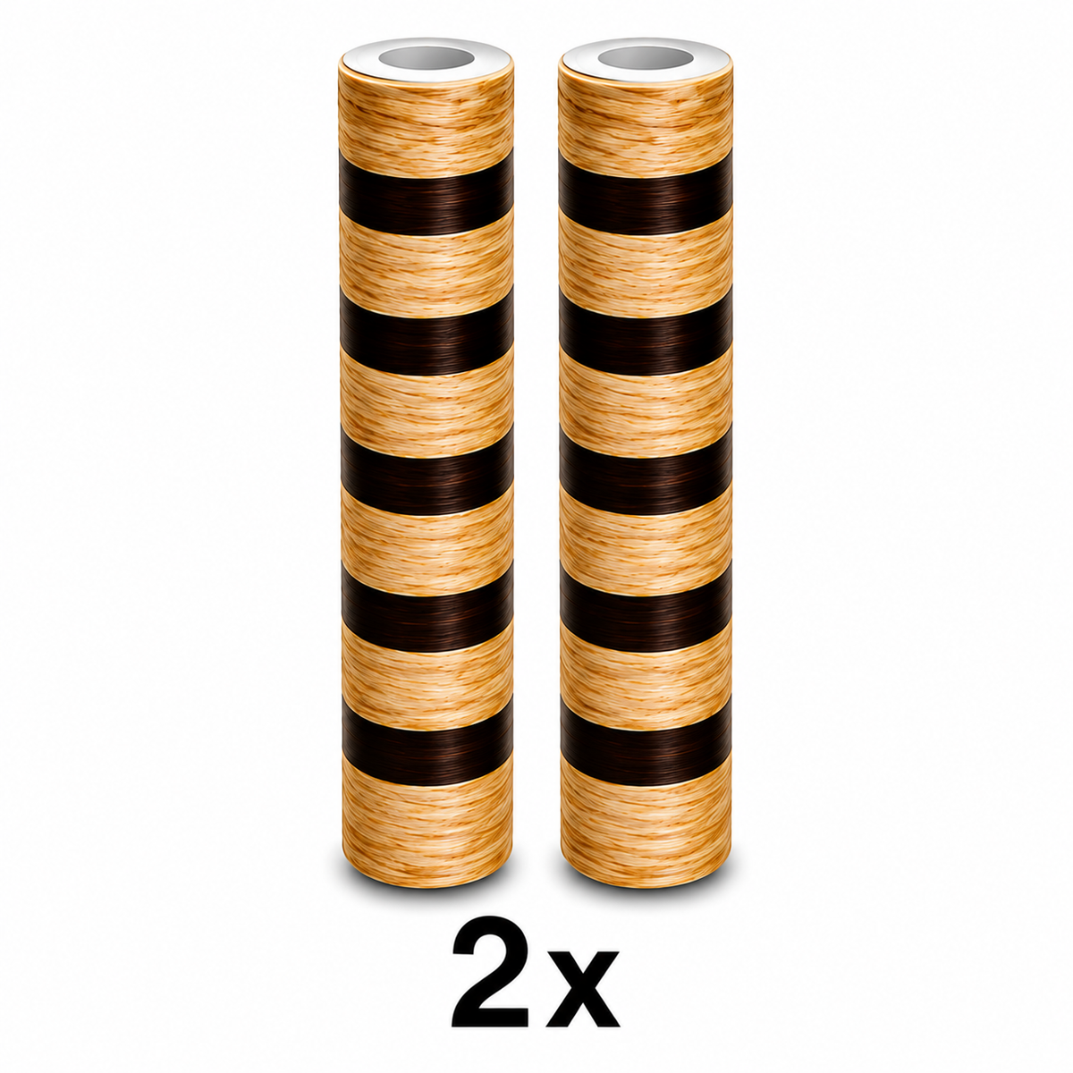 Tapet Autoadeziv Stil Riflaj – Role PVC 300x45 cm, Textură Lemn