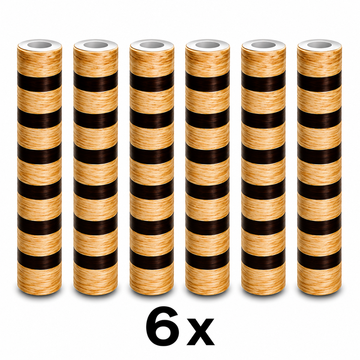 Tapet Autoadeziv Stil Riflaj – Role PVC 300x45 cm, Textură Lemn
