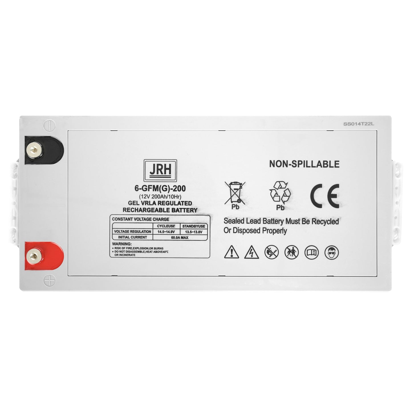 Acumulator GEL pentru UPS sau panouri fotovoltaice JRH12V 200Ah  Deep Cycle