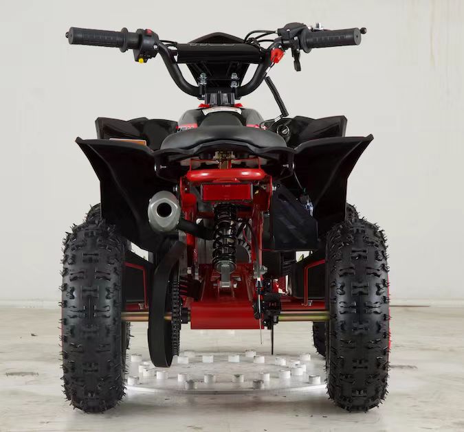 Atv 49cc rosu jrh 2 timpi benzina porniere electrica