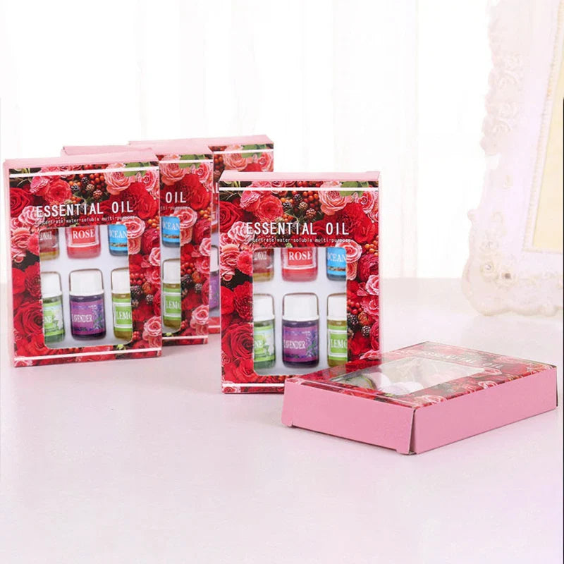 Set 6 Uleiuri Esentiale, pentru Parfum Purificator si Umidificator