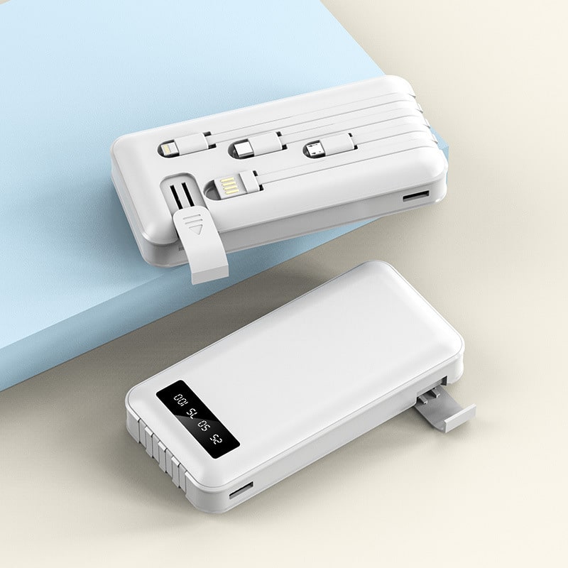 Baterie externa JRH pro Universal 10000mAh cu 4 cabluri