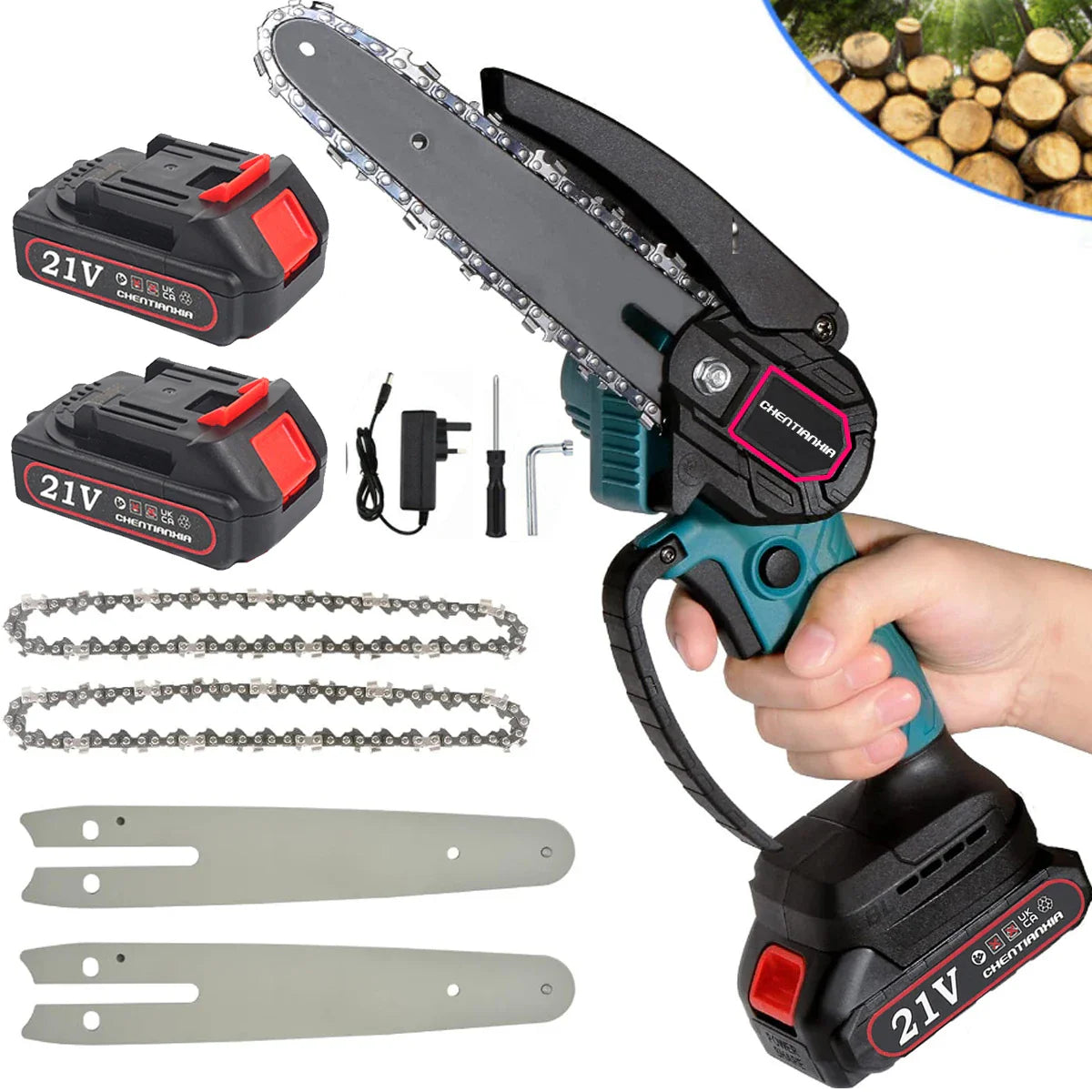 Drujba 6 Inch, cu 2 ACM 48v, si 2 Lanturi