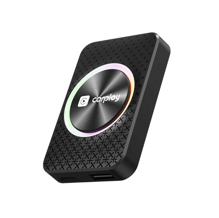 Adaptor CarPlay &amp; Android Auto Wireless 2 în 1, USB &amp; USB-C, Compatibil Apple și Android, Plug &amp; Play, Negru