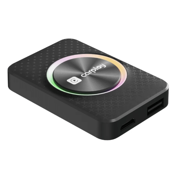 Adaptor CarPlay &amp; Android Auto Wireless 2 în 1, USB &amp; USB-C, Compatibil Apple și Android, Plug &amp; Play, Negru