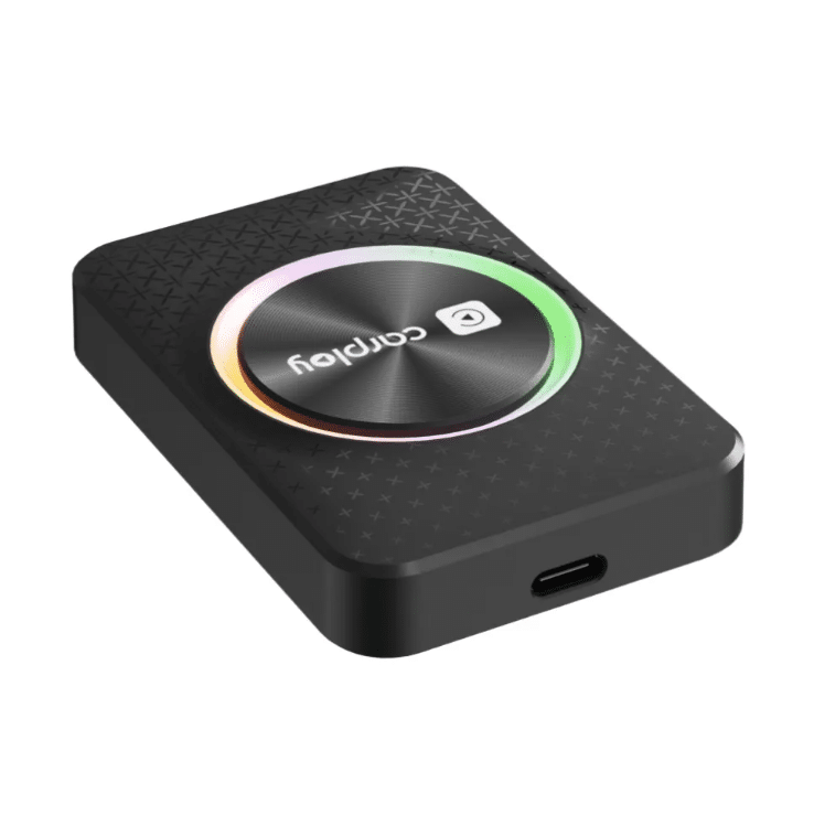 Adaptor CarPlay &amp; Android Auto Wireless 2 în 1, USB &amp; USB-C, Compatibil Apple și Android, Plug &amp; Play, Negru