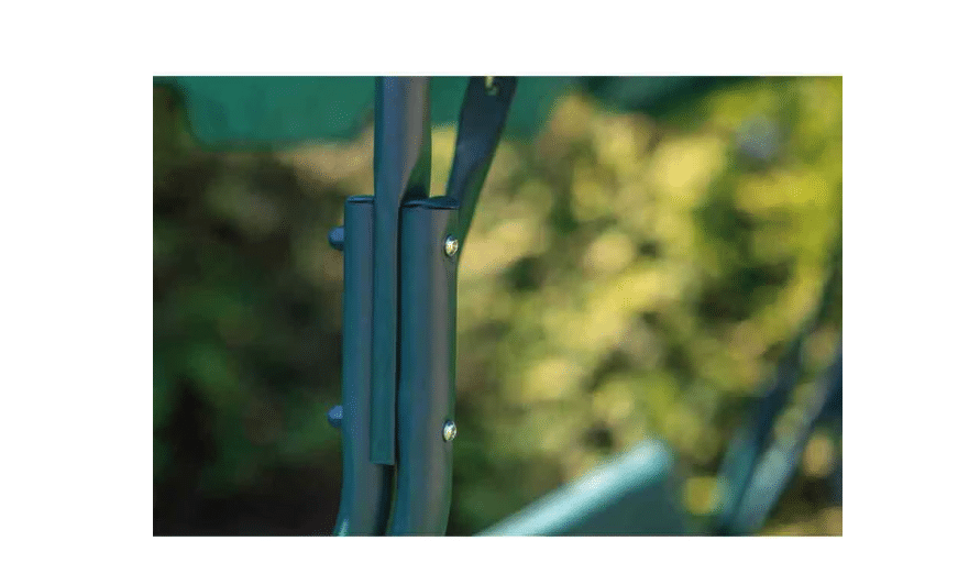 Balansoar gradina jrh , acoperiș reglabil, 175x110x150cm, verde – ideal pentru relaxare în aer liber