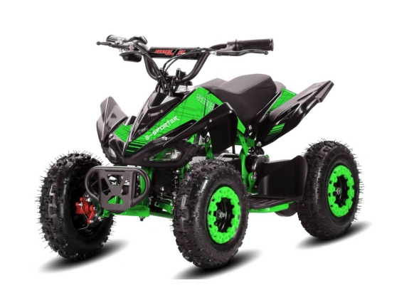 Atv electric 800W, viteza limitata de 25 km/h, Automată, verde