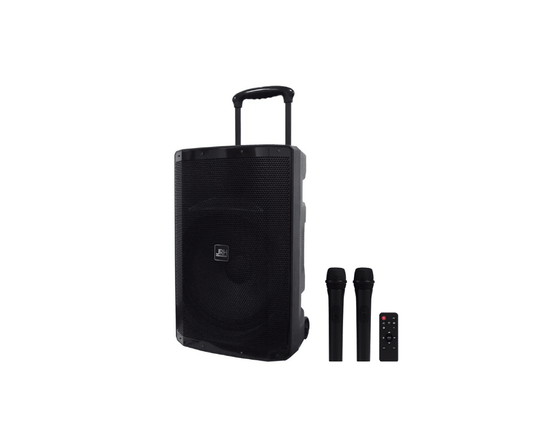 Boxă portabilă JRH Party 15 Bluetooth, troler și 2 microfoane
