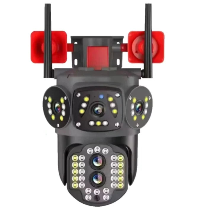 Camera Tripla cu 2 Alarme, Wi-fi