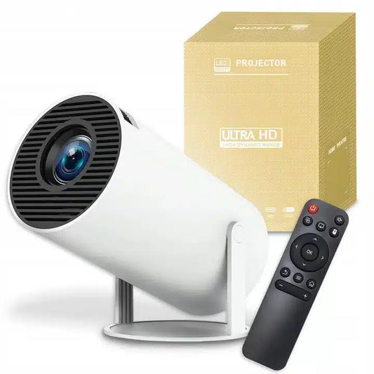 Videoproiector Inteligent 4K Android TV – WiFi 6, Bluetooth 5.0, 130″, 200 ANSI