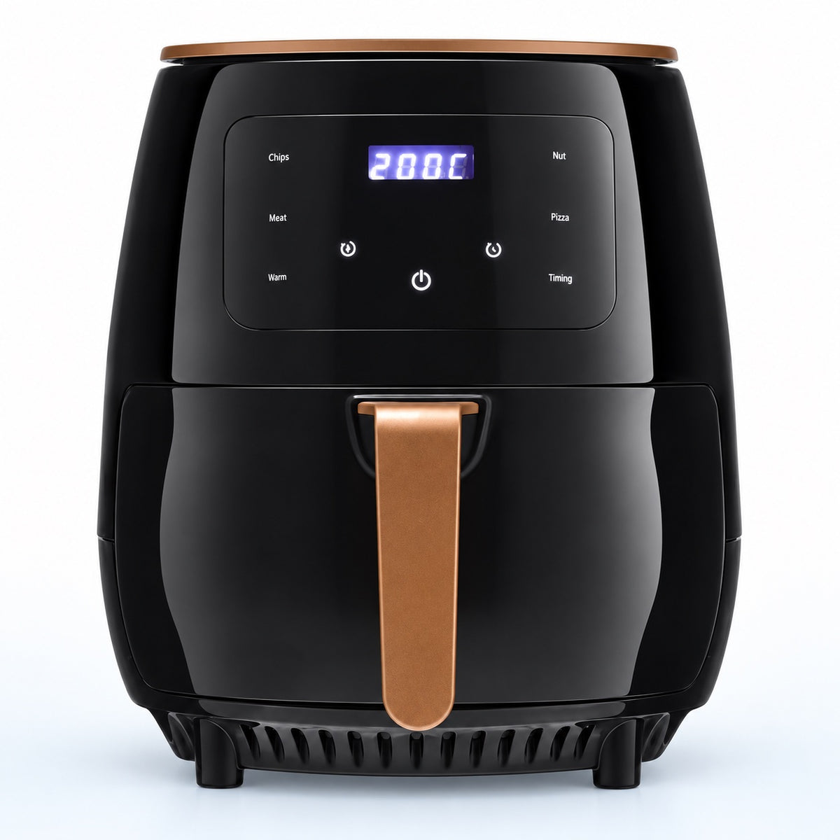 Friteuză cu aer cald 6L, 2400W, coș antiaderent detașabil