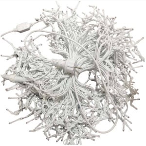 Instalație 100 metri - alb, galben, albastru, multicolor