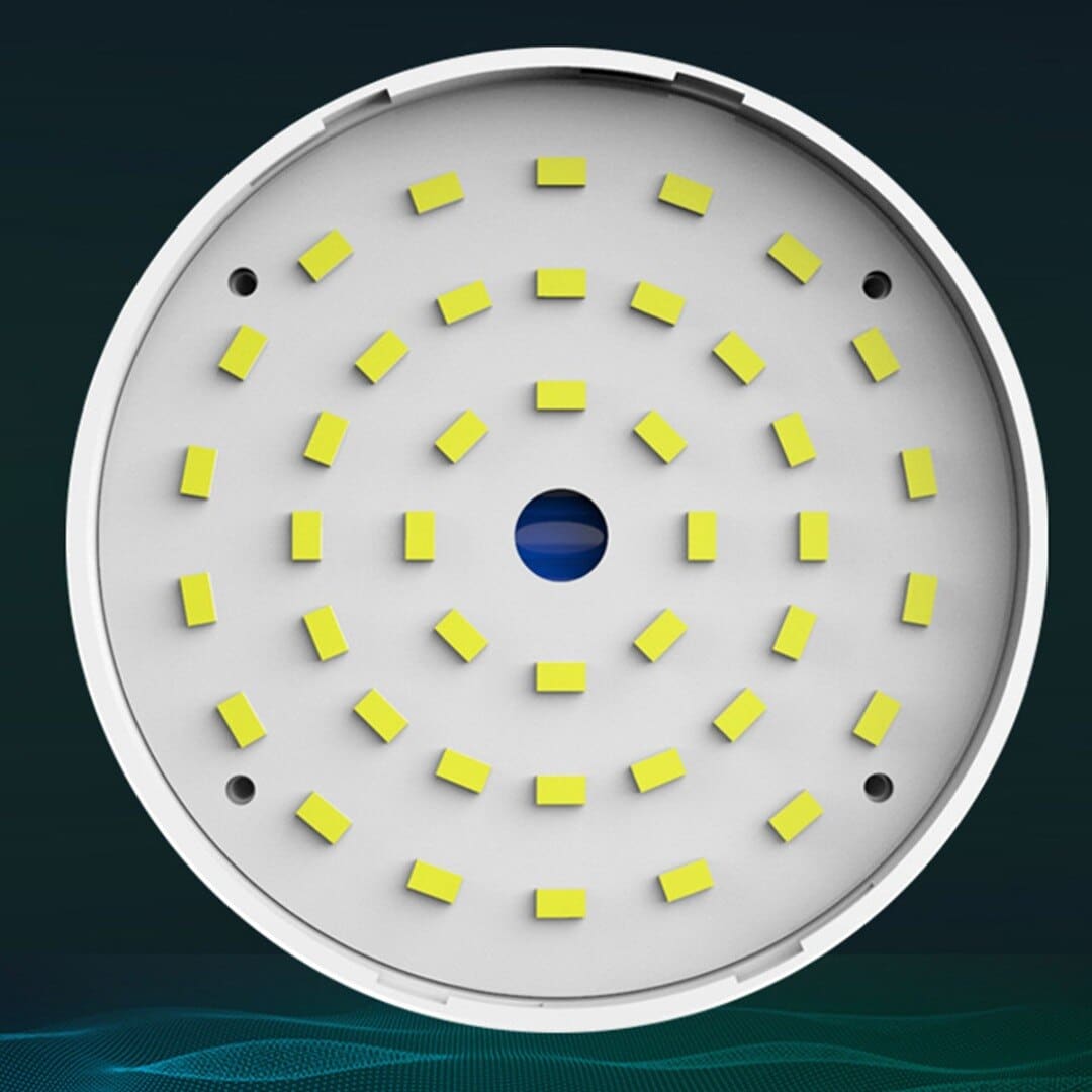 Lanternă solară cu 42 LED, reîncărcabilă prin USB, cu lumină difuzor fără fir, lampă pentru cort de camping, pentru iluminat de urgență în exterior/interioară
