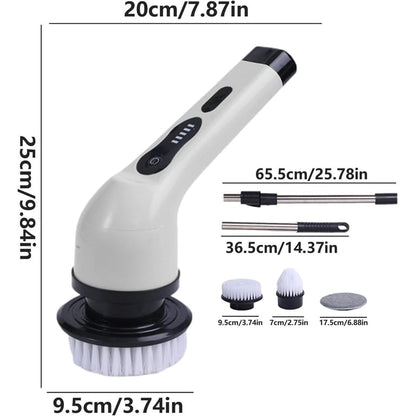 Perie Electrică de Curățare 9 în 1, Reîncărcabilă IPX7