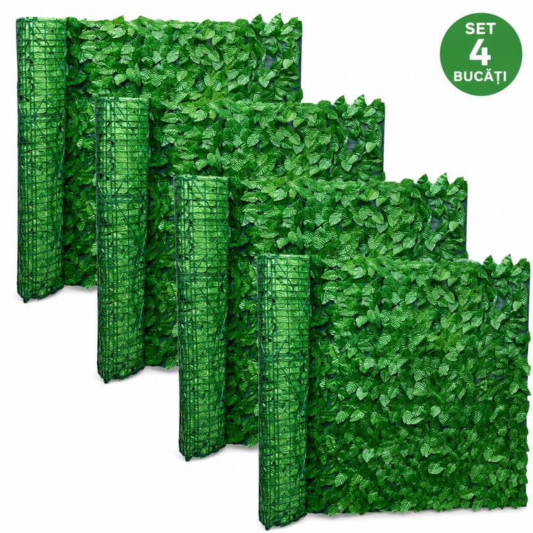 Panou Gard Artificial tip Iederă 1 x 3 METRI, Rezistent UV