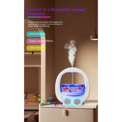 Boxă Bluetooth cu Umidificator Anti-Gravitațional 700ml