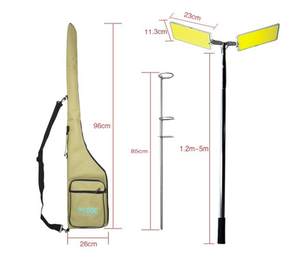 Sonerie Solară Mare cu Senzor Mișcare, Iluminare 360°
